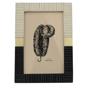 Resin Chips & Brass Squares Frame - 4x6 - The Collective Park City