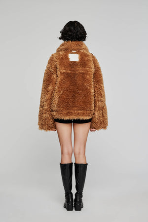Reversible Short ECO Shearling Jacket - The Collective Park City