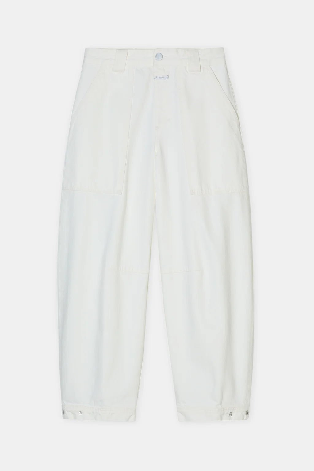 Rhannon Barrel Leg Pant - Ivory - The Collective Park City