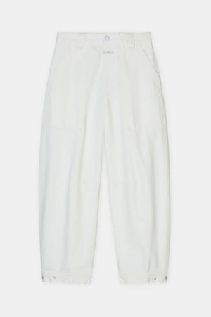 Rhannon Barrel Leg Pant - Ivory - The Collective Park City