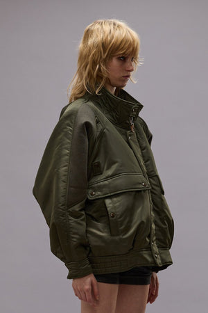 Ribbed Bomber Jacket - The Collective Park City