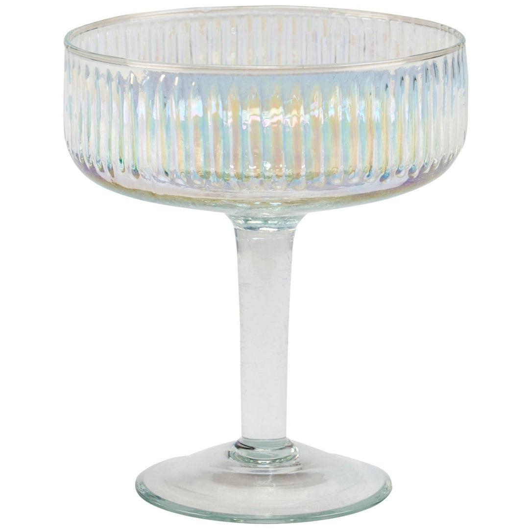Ribbed Coupe Glass - The Collective Park City