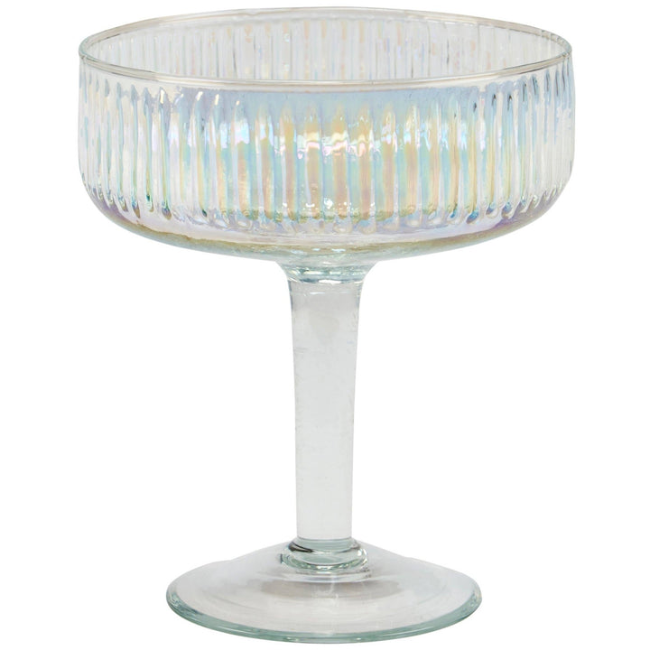 Ribbed Coupe Glass - The Collective Park City