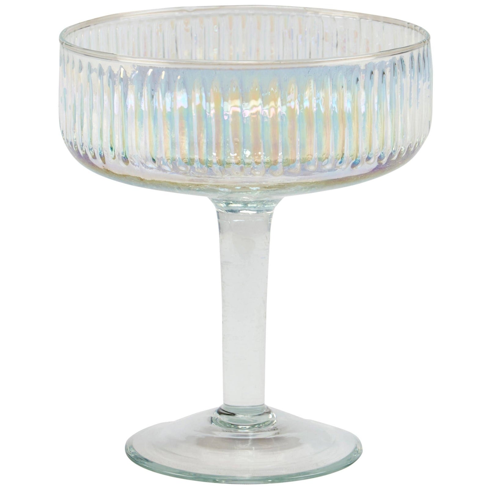 Ribbed Coupe Glass - The Collective Park City