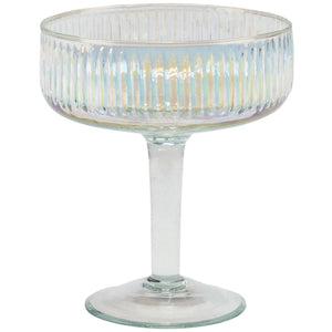 Ribbed Coupe Glass - The Collective Park City