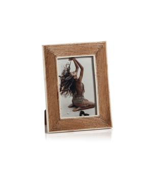 Ribbed Mango Wood Frame - 5x7 - The Collective Park City