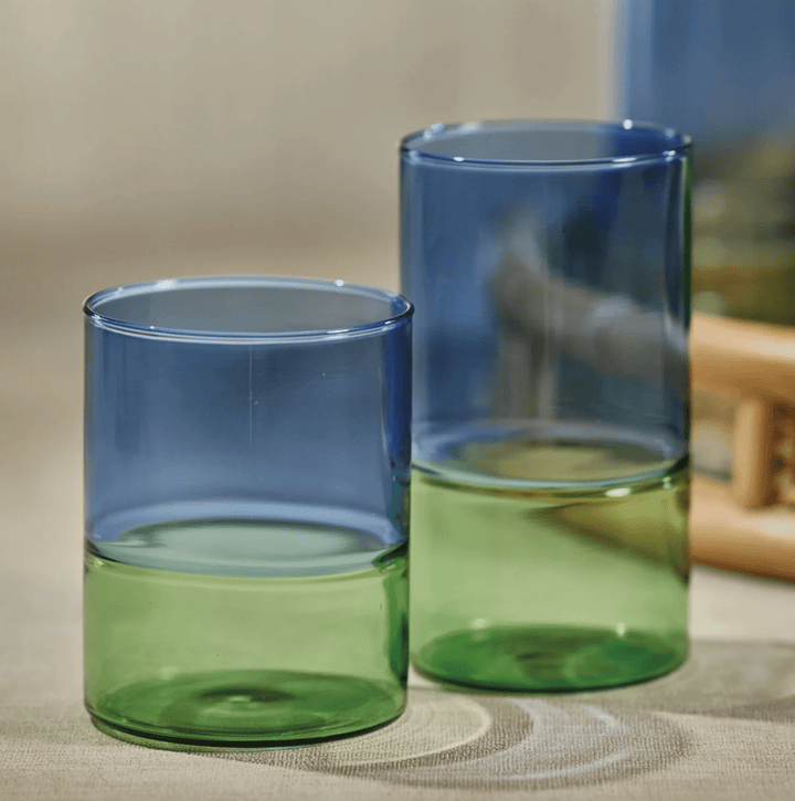 Riviera Two - Tone Tumbler Glass - The Collective Park City