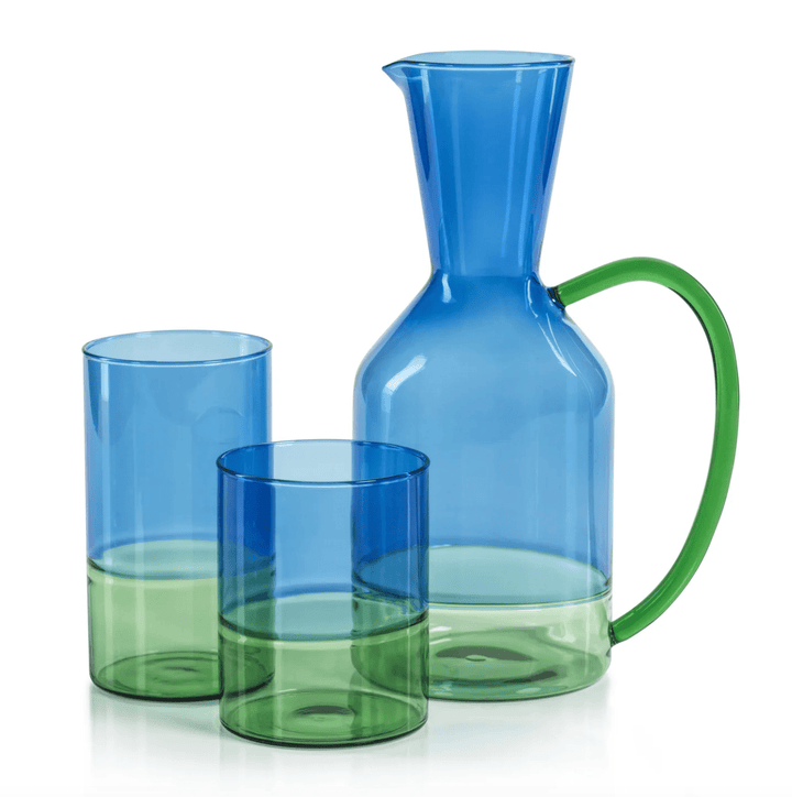 Riviera Two - Tone Tumbler Glass - The Collective Park City