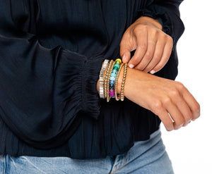 Rock Candy Baguette Bracelet - The Collective Park City
