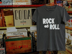 Rock & Roll Stud Vintage Oversized Tee - The Collective Park City