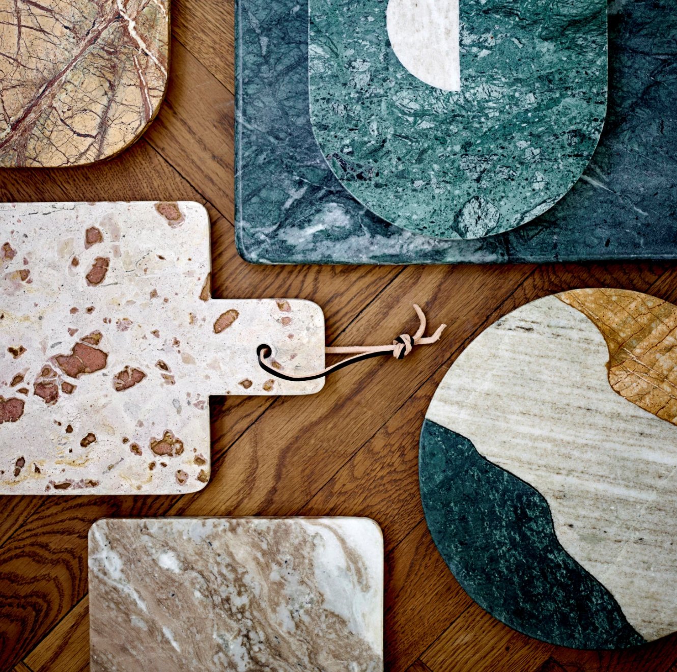 Round Marble Cheese/Cutting Board - The Collective Park City