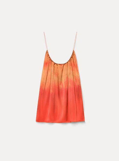 Ruched Silk Top - The Collective Park City