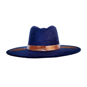 RUDELLE Stitched Crown Hat : Navy / ML - The Collective Park City