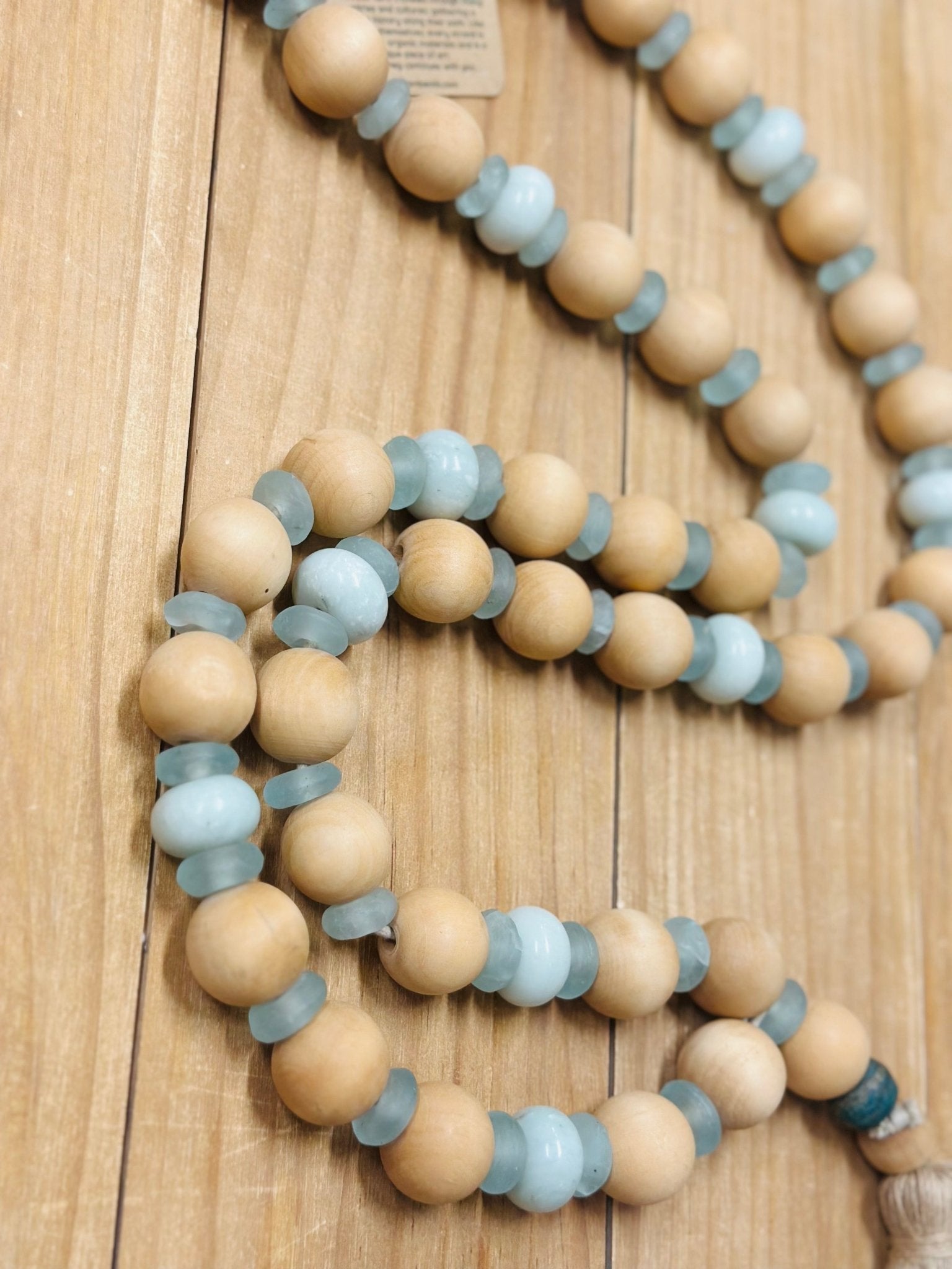 SAAM Journey Beads comprised of materials from around the world.