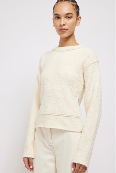 Sabina Cross - Back Sweater - The Collective Park City