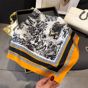 Safari Scene Square Scarf - The Collective Park City
