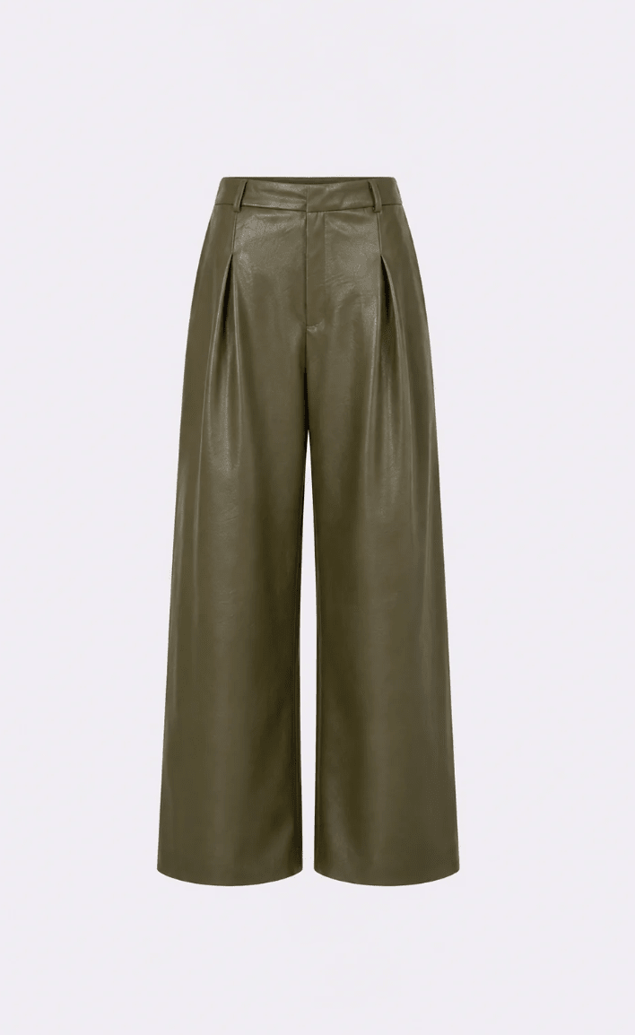 Salome Faux Leather Pant - The Collective Park City