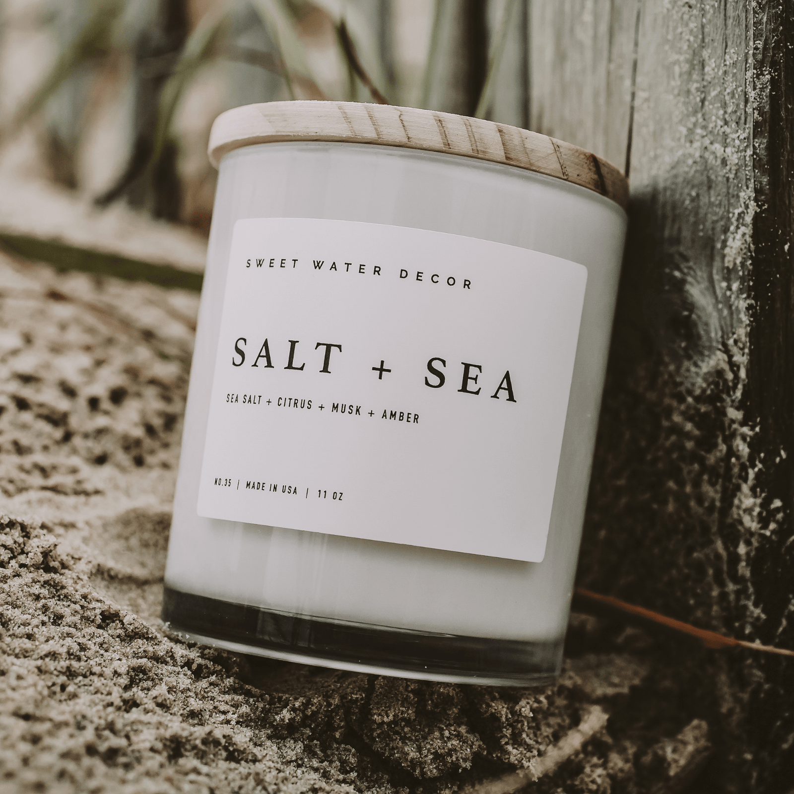 Salt and Sea 11 oz Soy Candle - The Collective Park City