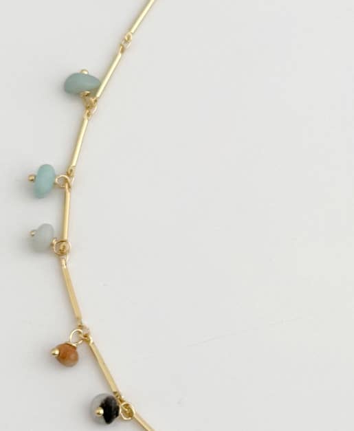 Salt Blue Necklace - The Collective Park City