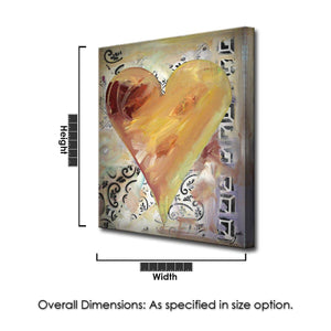 Salvatore Principe Heartwork "Fabienne" Canvas Art - The Collective Park City