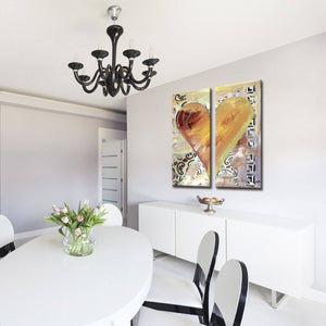 Salvatore Principe Heartwork "Fabienne" Canvas Art - The Collective Park City