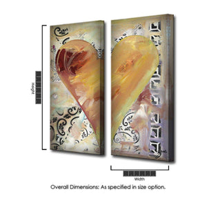Salvatore Principe Heartwork "Fabienne" Canvas Art - The Collective Park City