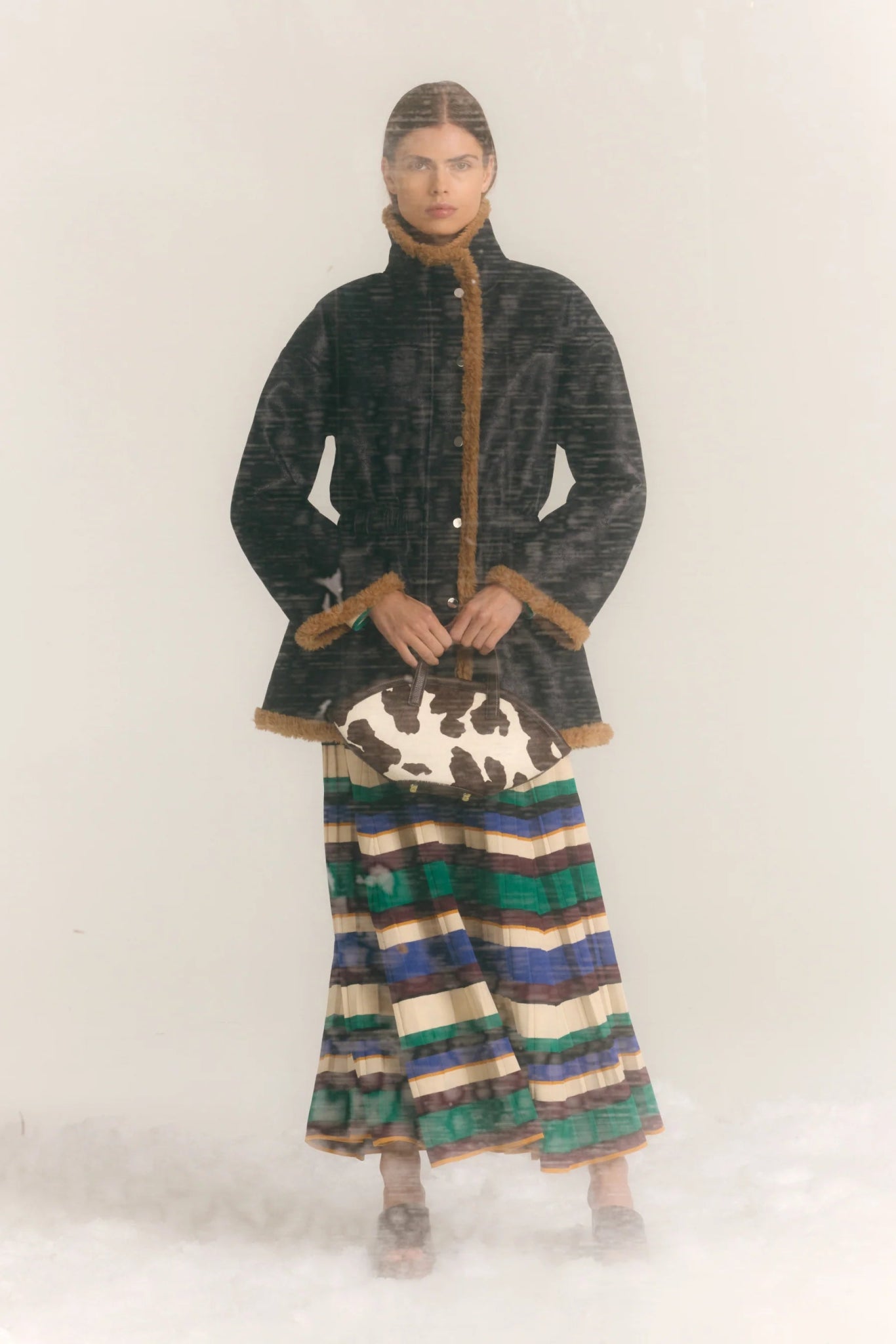 Sandrine Knit Dress - Tropical Stripes - The Collective Park City