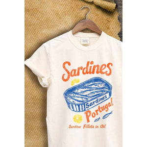 'SARDINES PORTUGAL' Vintage Graphic Tee - The Collective Park City