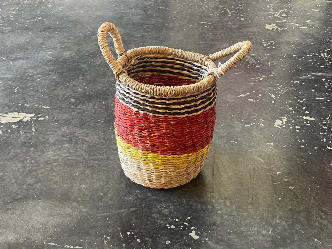 Seagrass Cylindrical Basket - Small - The Collective Park City