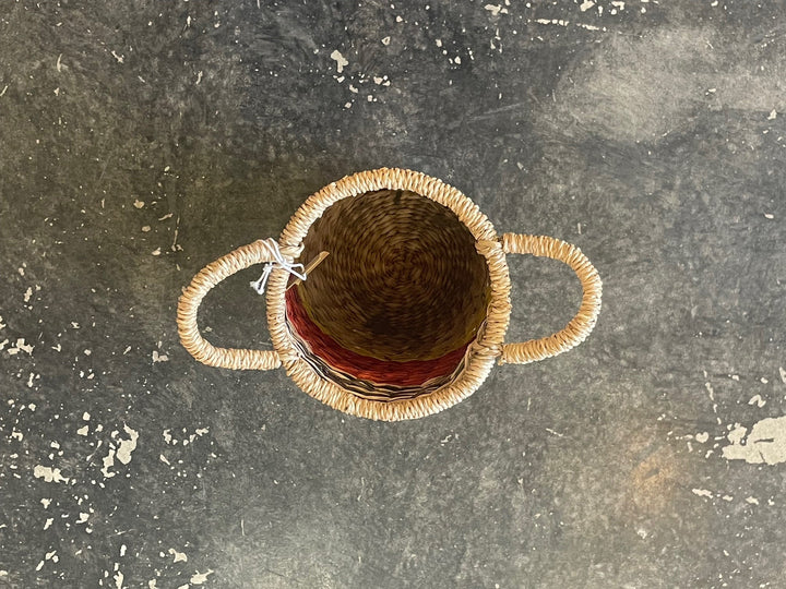 Seagrass Cylindrical Basket - Small - The Collective Park City