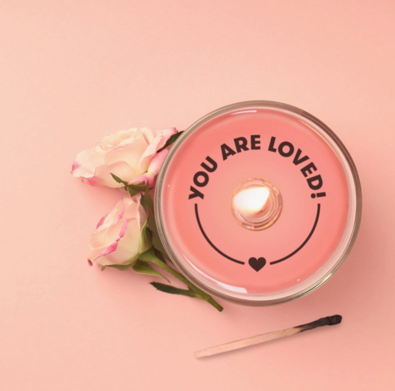 Secret Message Candle - You Are Loved - The Collective Park City