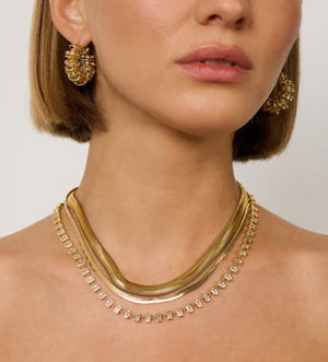 Shayne Slinky Gold Necklace - The Collective Park City