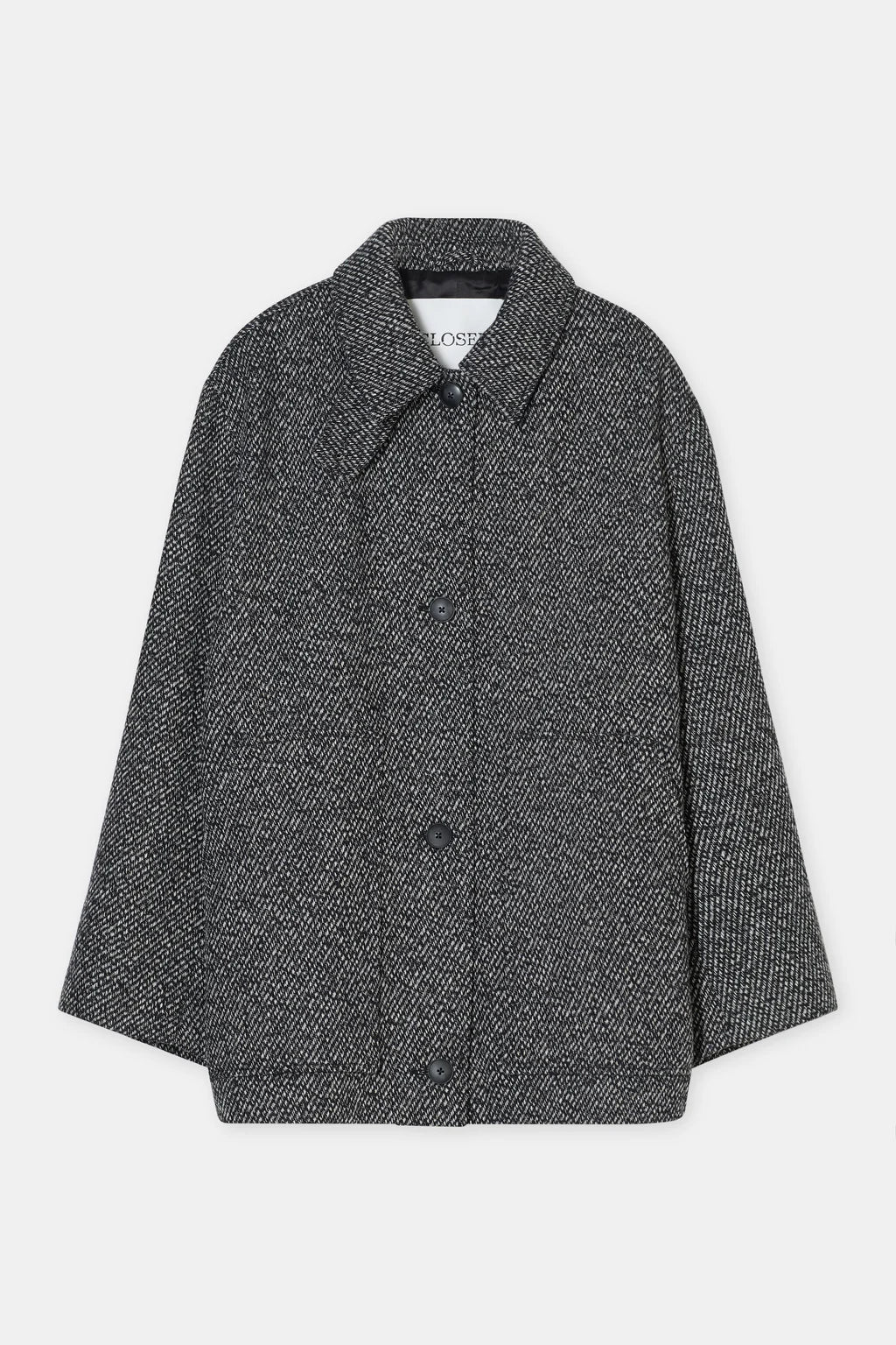 Short Mouliné Coat - The Collective Park City