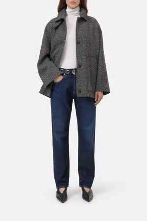 Short Mouliné Coat - The Collective Park City