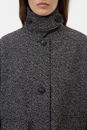 Short Mouliné Coat - The Collective Park City