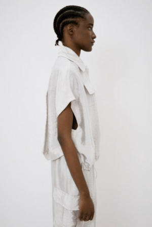 Short Sleeve Button Down Top - The Collective Park City