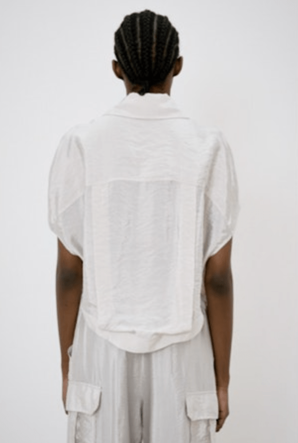 Short Sleeve Button Down Top - The Collective Park City