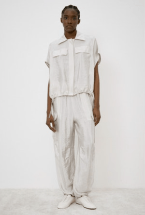 Short Sleeve Button Down Top - The Collective Park City