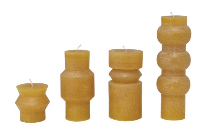 Short Totem Candle - 3" x 3" - The Collective Park City