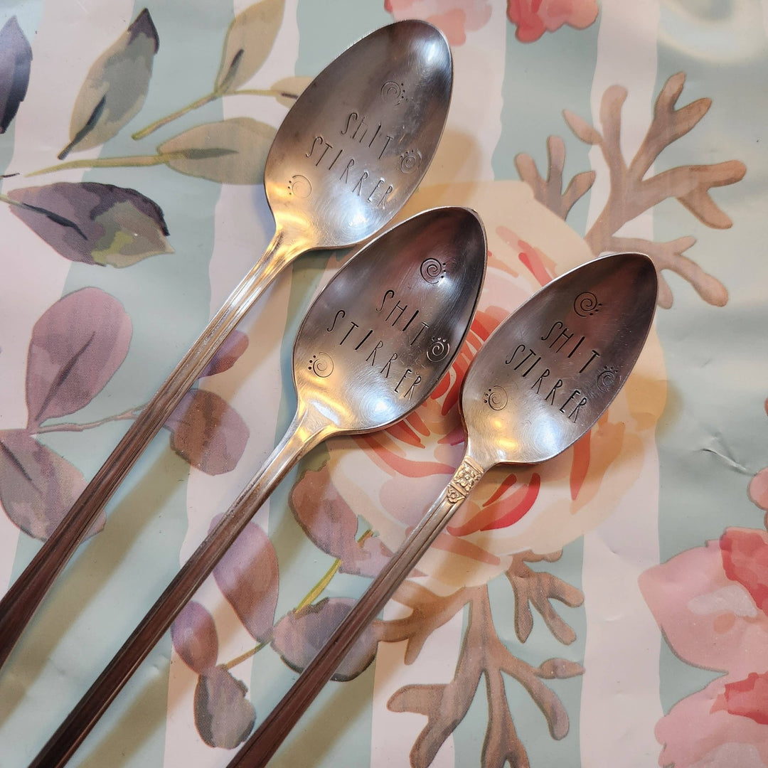 SH*T STIRRER Vintage Tea Spoon - The Collective Park City