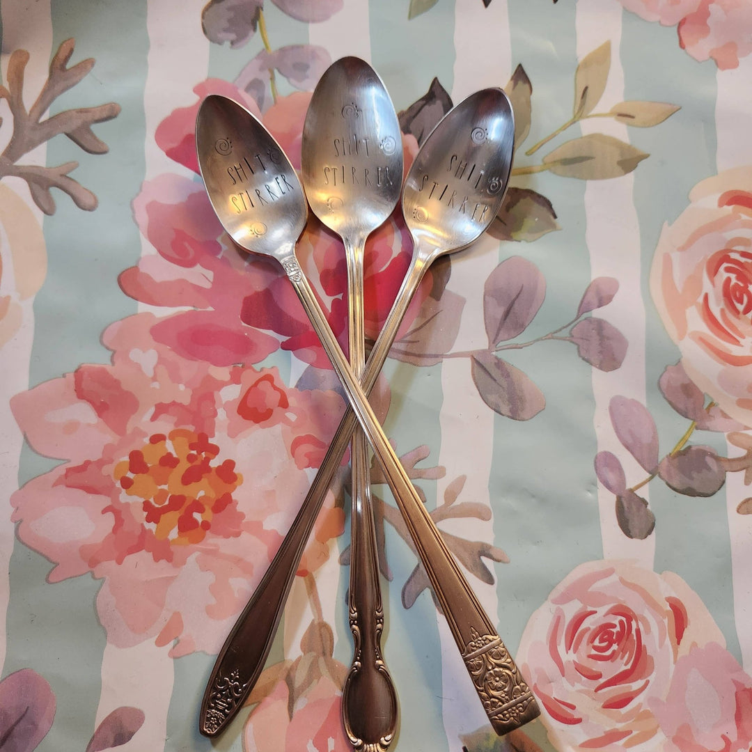 SH*T STIRRER Vintage Tea Spoon - The Collective Park City