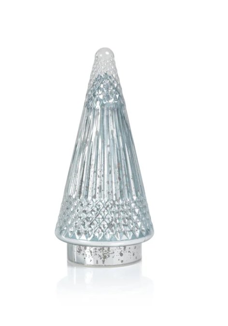 Siberian Antique Glass LED Silver Tree - The Collective Park City