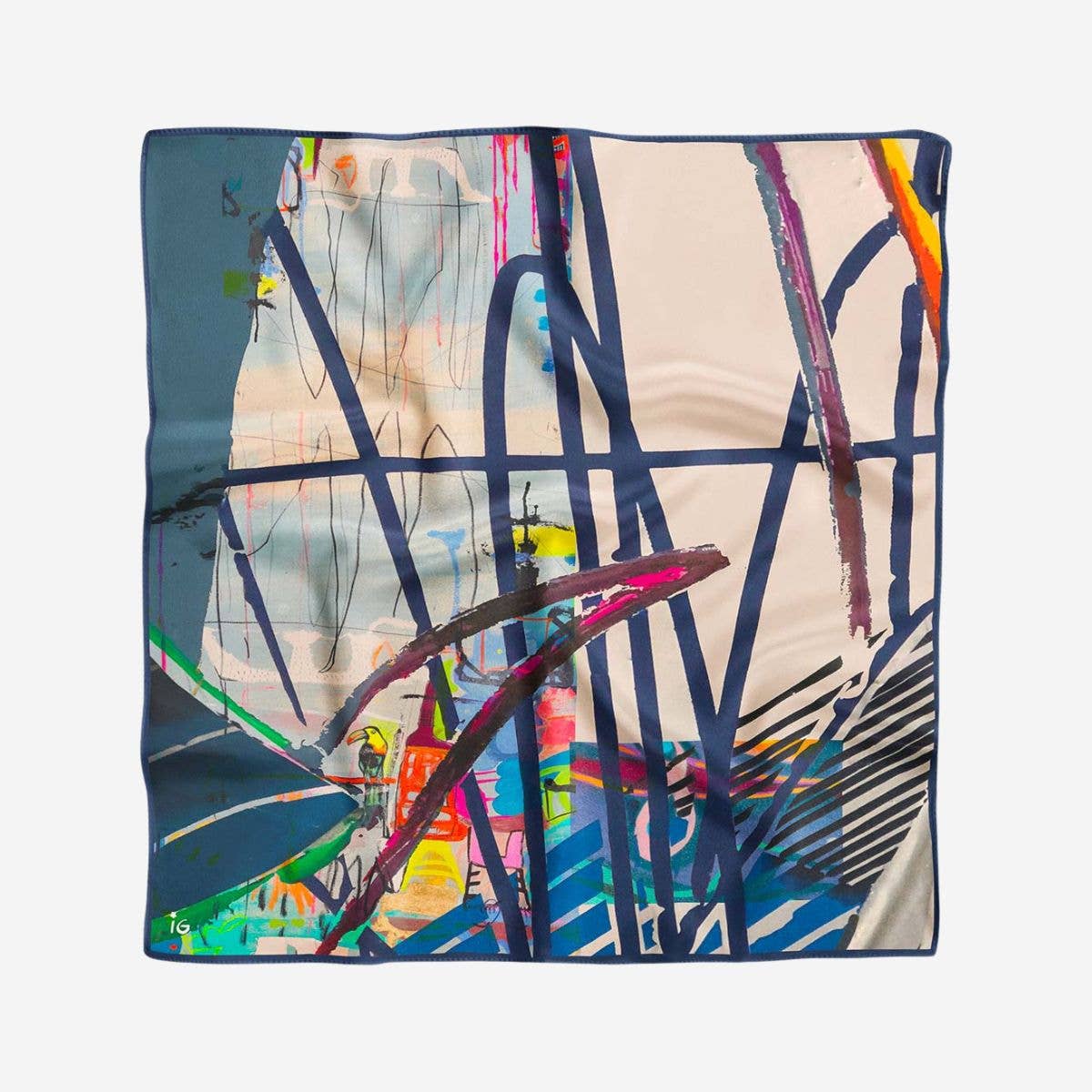 Silk Bandana Scarf in Plume - The Collective Park City