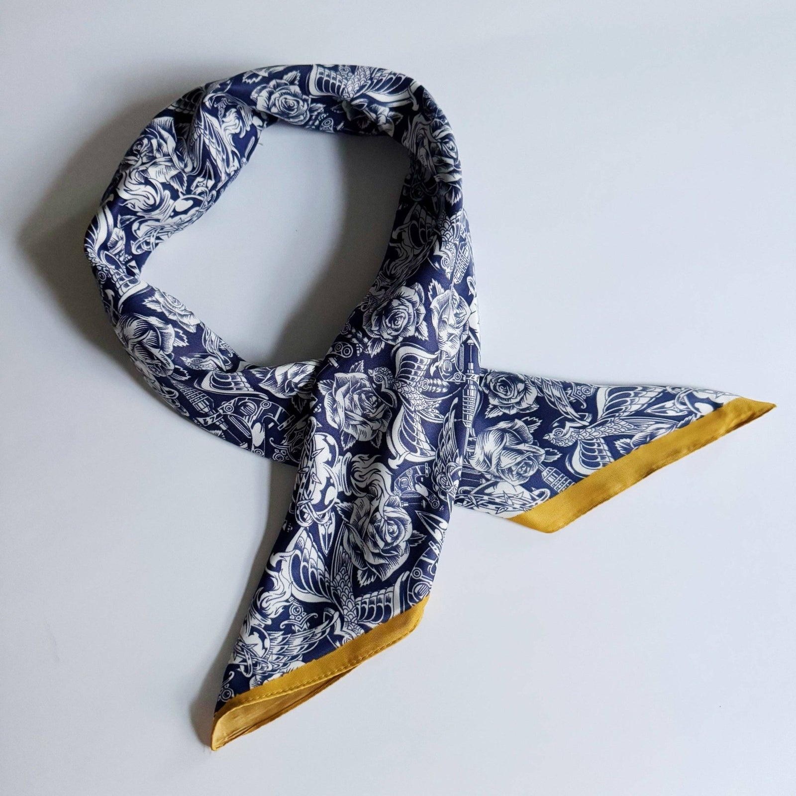 Silky Muse Satin Square Scarf - The Collective Park City