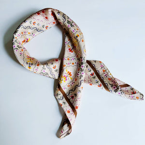 Silky Muse Satin Square Scarf - The Collective Park City
