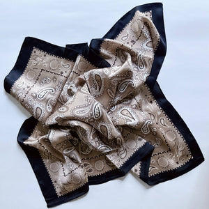 Silky Muse Satin Square Scarf - The Collective Park City