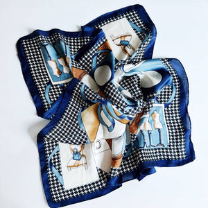 Silky Muse Satin Square Scarf - The Collective Park City