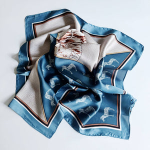 Silky Muse Satin Square Scarf - The Collective Park City