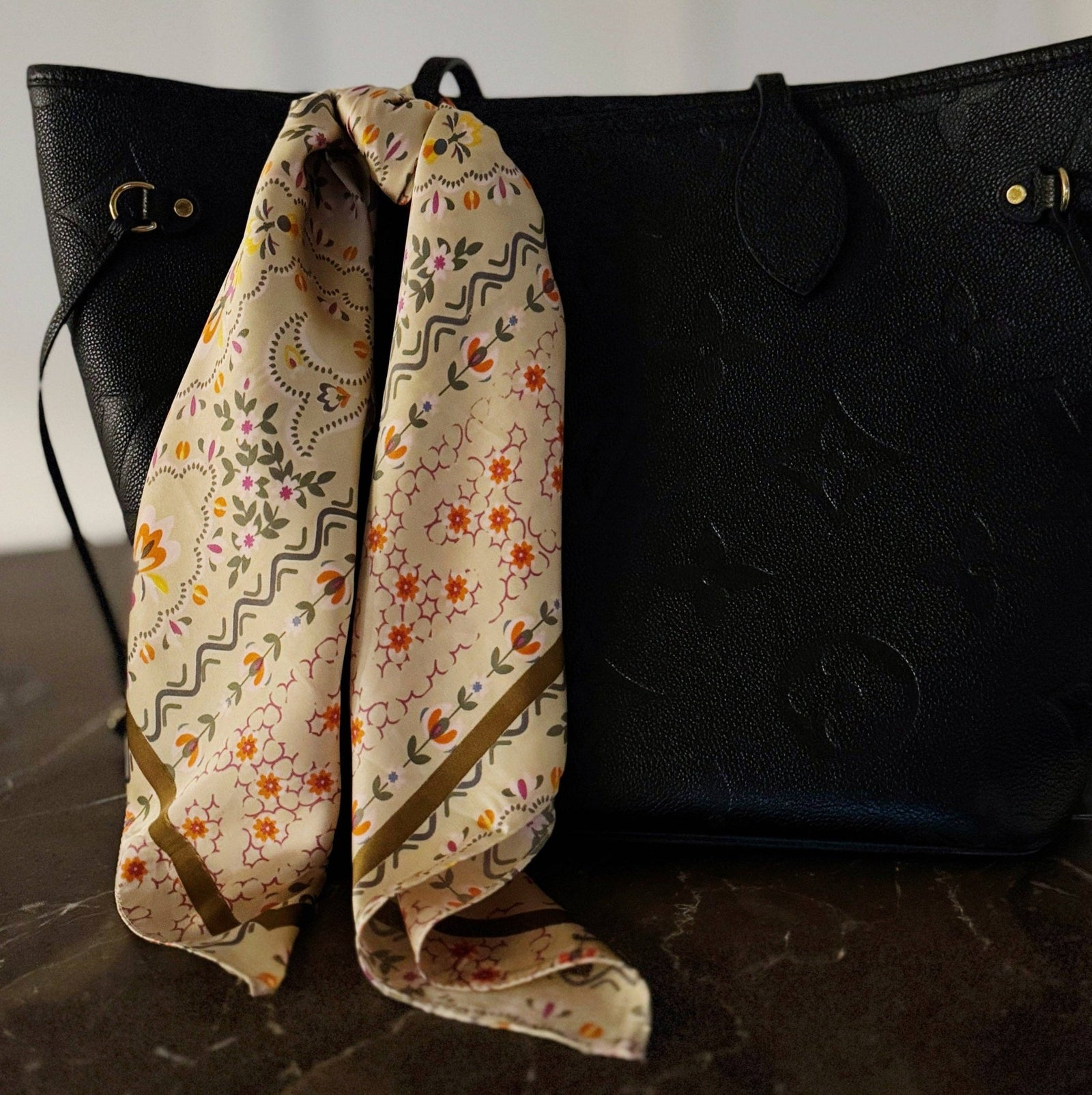Silky Muse Satin Square Scarf - The Collective Park City