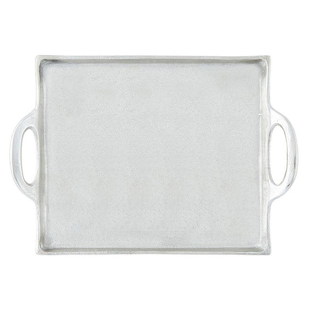 Silver Aluminum Tray - Small - The Collective Park City